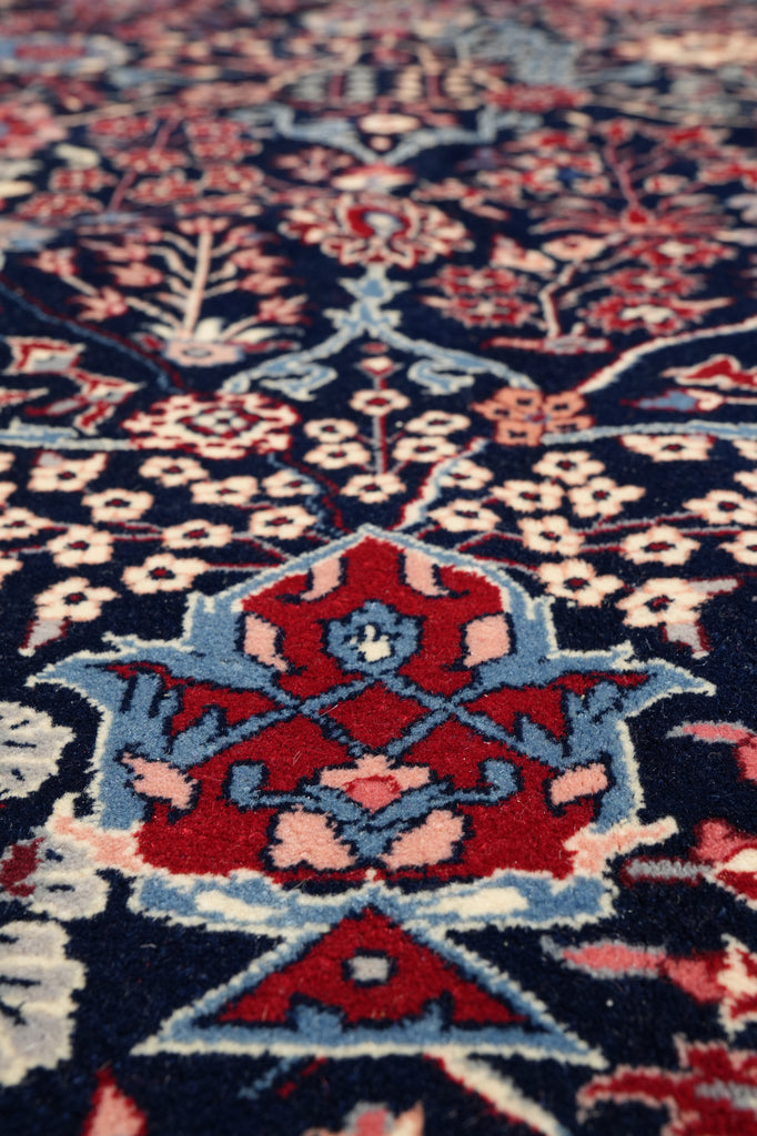 8.6 x 11.6 New Handmade Quality Rug Midnight Blue #PIX-13904