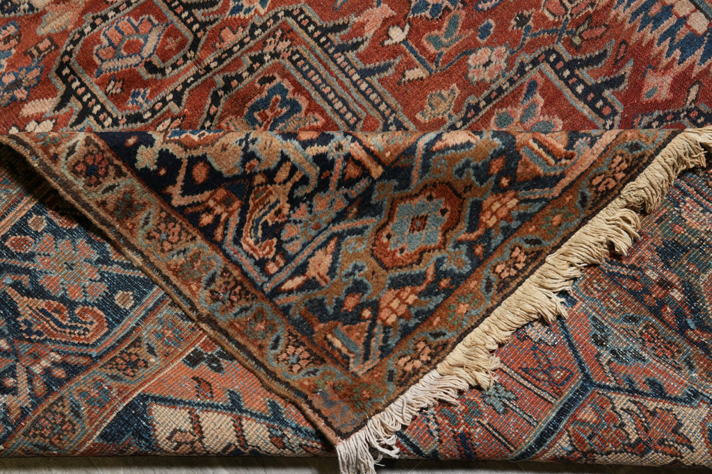 9.8 x 13 Hand-Knotted ANTIQUE Persian Ferahan Sarouk Rug #PIX-25747
