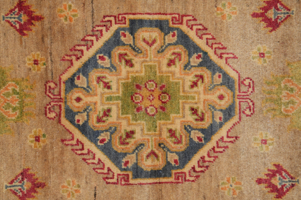 2.9 x 10 Feet Kazak Runner Warm Wool Handmade #F-3265