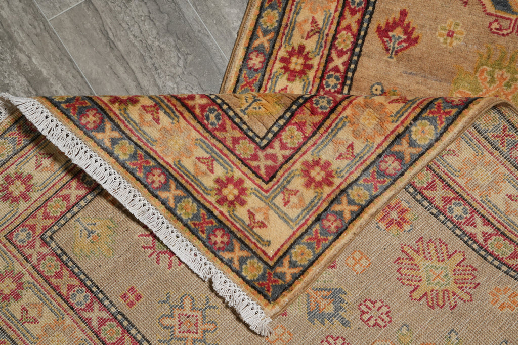 2.9 x 10 Feet Kazak Runner Warm Wool Handmade #F-3265