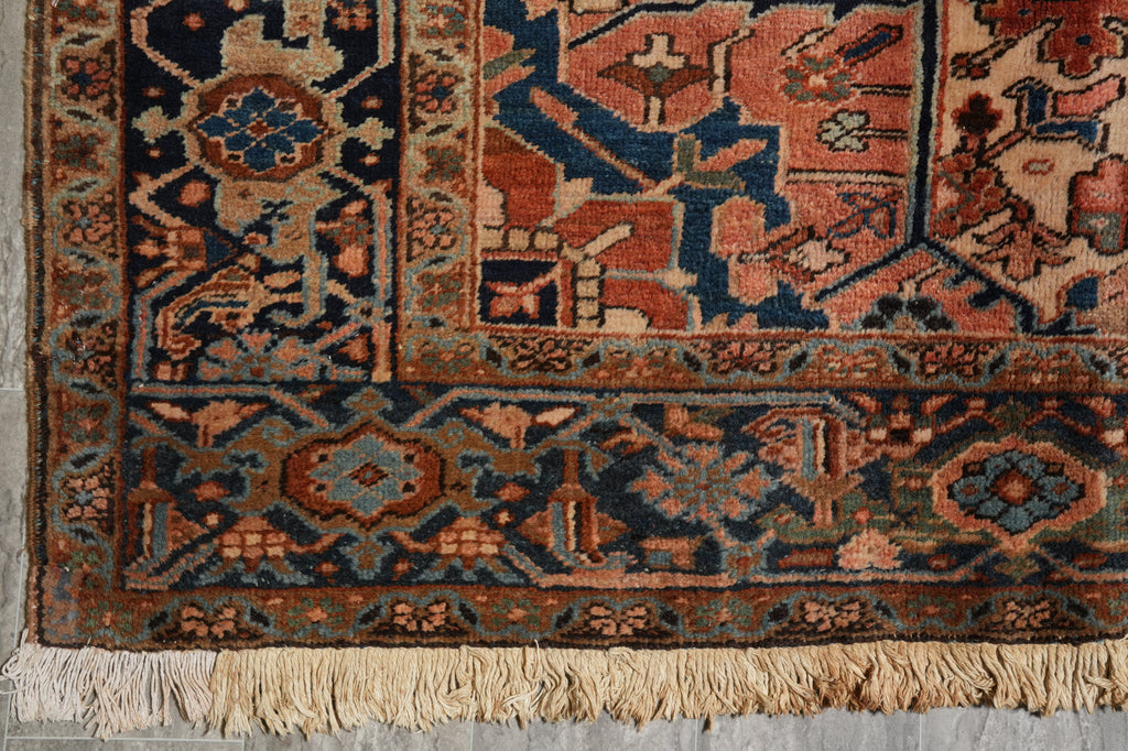 9.8 x 13 Hand-Knotted ANTIQUE Persian Ferahan Sarouk Rug #PIX-25747