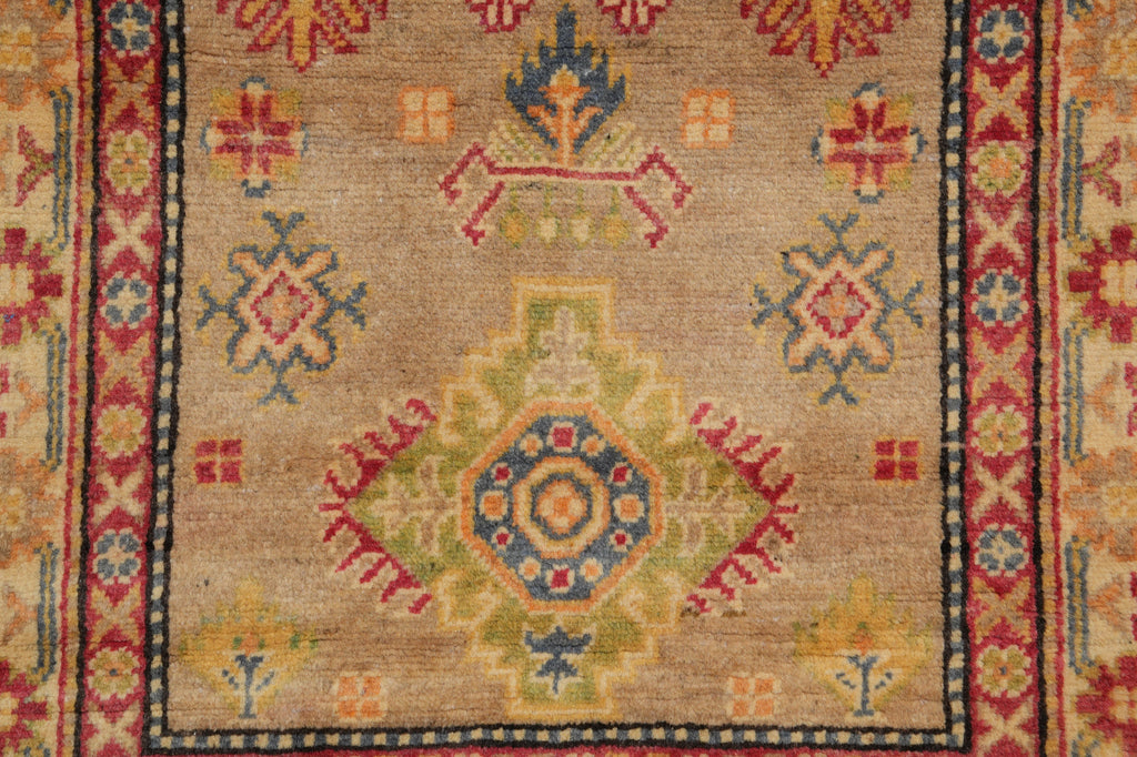 2.9 x 10 Feet Kazak Runner Warm Wool Handmade #F-3265