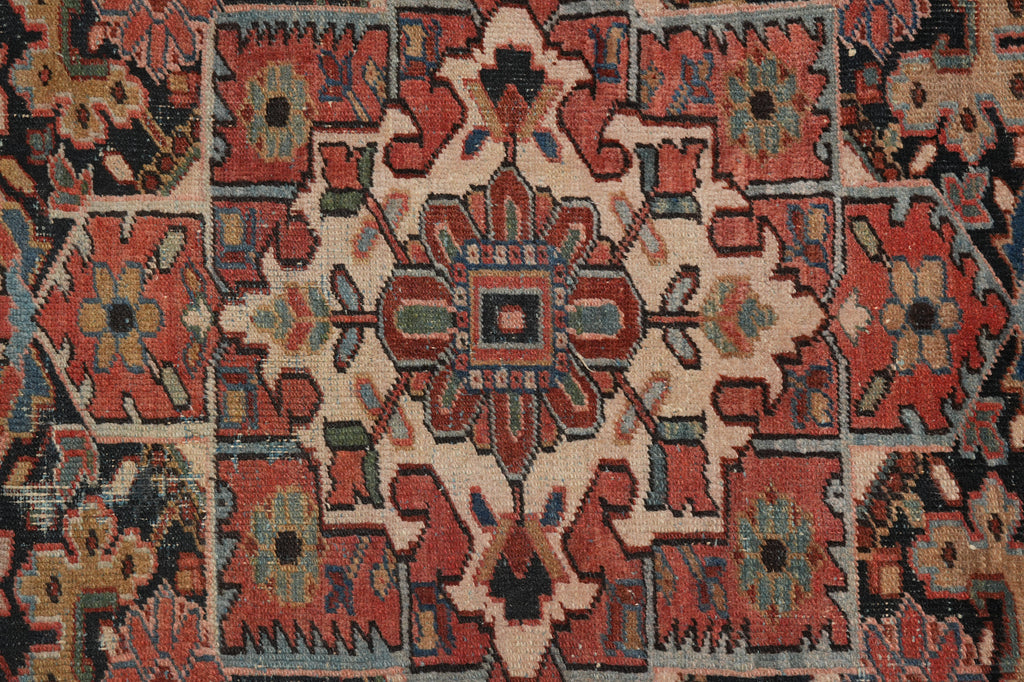 9.8 x 13 Hand-Knotted ANTIQUE Persian Ferahan Sarouk Rug #PIX-25747