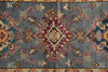 Load image into Gallery viewer, 2.8 x 9. 1 0 Feet Runner Kazak Wool Handmade Slate Gray Blue #F-3263