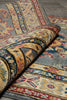 Load image into Gallery viewer, 2.8 x 9. 1 0 Feet Runner Kazak Wool Handmade Slate Gray Blue #F-3263