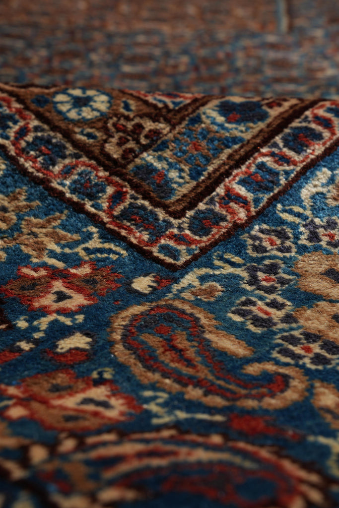 9.5 x 12.8 Persian Birjand Rug 1970's #F-4084