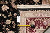Load image into Gallery viewer, 8.9 x 12.3 Fancy Handmade Wool and Silk Elegant Rug Black #PIX-3184