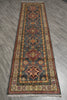 Load image into Gallery viewer, 2.8 x 9. 1 0 Feet Runner Kazak Wool Handmade Slate Gray Blue #F-3263