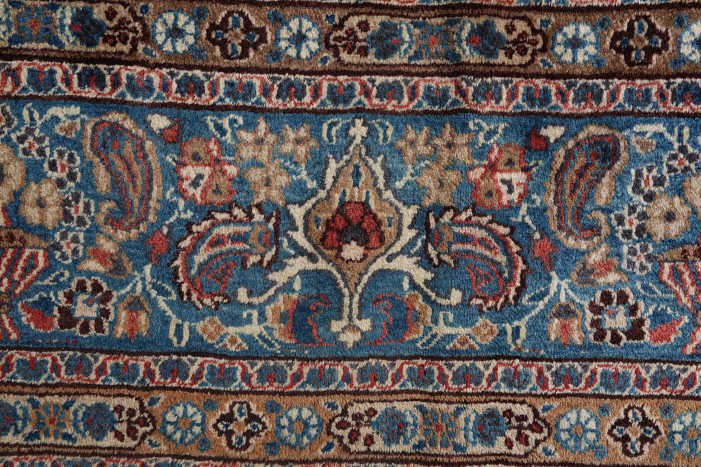 9.5 x 12.8 Persian Birjand Rug 1970's #F-4084