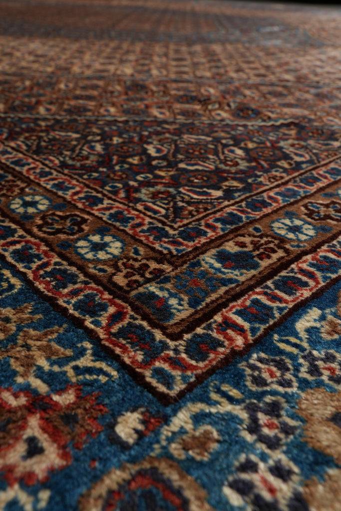 9.5 x 12.8 Persian Birjand Rug 1970's #F-4084