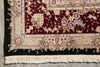 Load image into Gallery viewer, 8.9 x 12.3 Fancy Handmade Wool and Silk Elegant Rug Black #PIX-3184