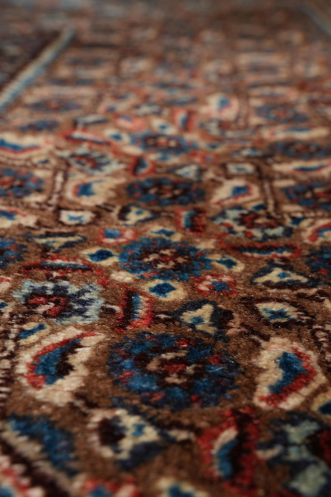 9.5 x 12.8 Persian Birjand Rug 1970's #F-4084