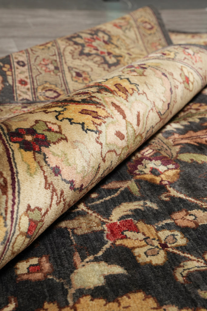 9 x 12 Jaipur Handmade Rug Black Gold #PIX-5503