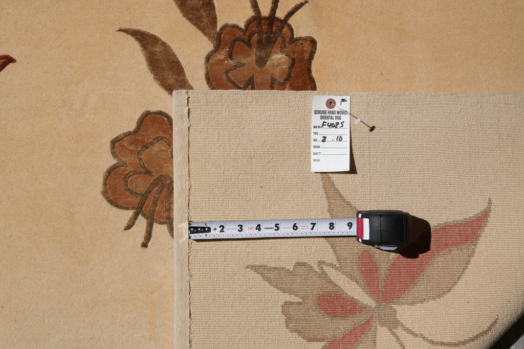 8.0 x 10 Fine Weave Handmade Wool and Silk Rug Transitional Modern #F-4085