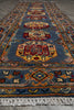 Load image into Gallery viewer, 2.10 x 9. 10 Feet Afghan Kazak Runner Blue #F-3269