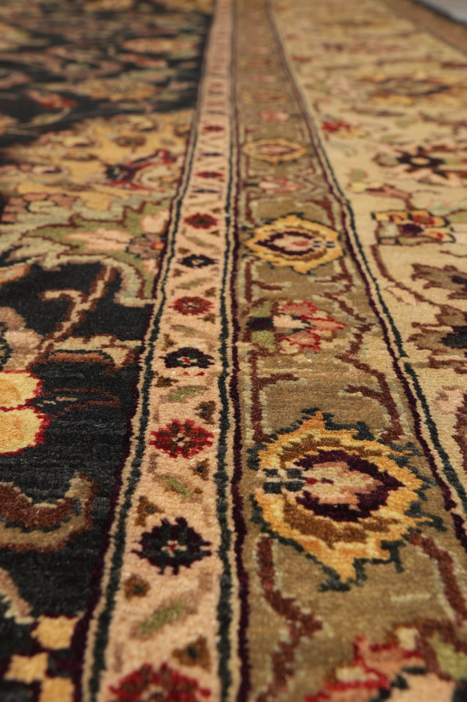 9 x 12 Jaipur Handmade Rug Black Gold #PIX-5503