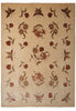 Load image into Gallery viewer, 8.0 x 10 Fine Weave Handmade Wool and Silk Rug Transitional Modern #F-4085
