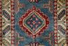 Load image into Gallery viewer, 2 x 6 Feet Short Runner Blue Wool Kazak #F-3266