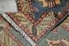 Load image into Gallery viewer, 2 x 6 Feet Short Runner Blue Wool Kazak #F-3266