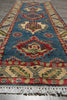 Load image into Gallery viewer, 2 x 6 Feet Short Runner Blue Wool Kazak #F-3266