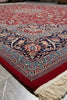 Load image into Gallery viewer, 9.2 x 12.6 Fine Quality Wool and Silk Rug Fine Weave 200 Kpsi  Red Black #PIX-14335