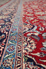 Load image into Gallery viewer, 9.2 x 12.6 Fine Quality Wool and Silk Rug Fine Weave 200 Kpsi  Red Black #PIX-14335