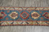 Load image into Gallery viewer, 2 x 6 Feet Short Runner Blue Wool Kazak #F-3266