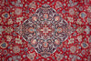 Load image into Gallery viewer, 9.2 x 12.6 Fine Quality Wool and Silk Rug Fine Weave 200 Kpsi  Red Black #PIX-14335