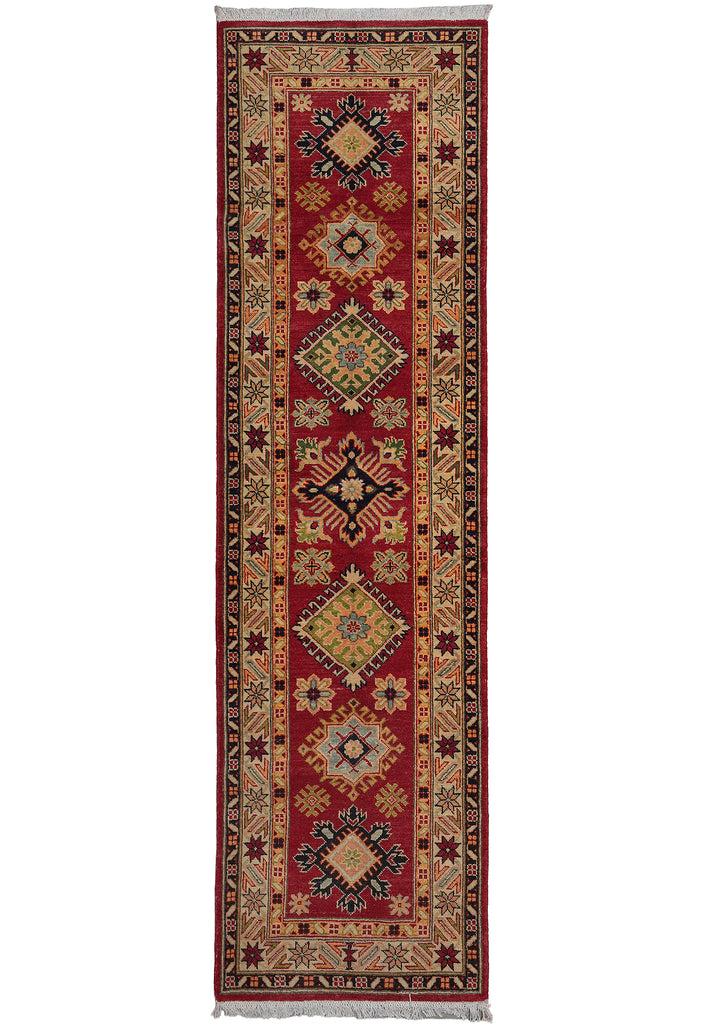 2.9 x 9. 10 Feet Kazak Rug Beautiful Runner #F-3276