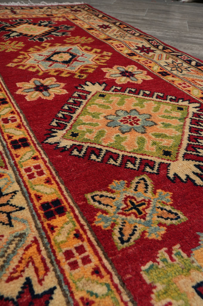 2.9 x 9. 10 Feet Kazak Rug Beautiful Runner #F-3276