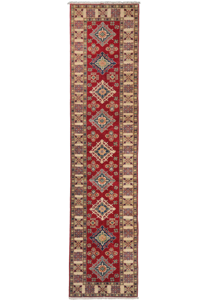 3 x 13' Feet Runner Afghan Kazak Wool #F-3274