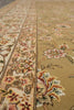 Load image into Gallery viewer, 8.6 x 11.6 Wool and Silk Quality Handmade Rug Green Gold #F-4414