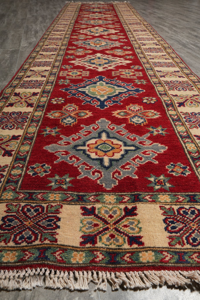 3 x 13' Feet Runner Afghan Kazak Wool #F-3274