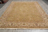 Load image into Gallery viewer, 8.6 x 11.6 Wool and Silk Quality Handmade Rug Green Gold #F-4414