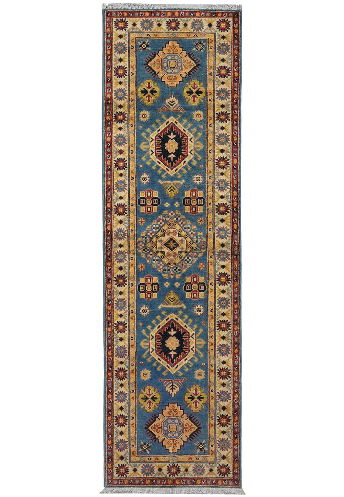 2.9 x 9. 10 Feet Kazak Runner Afghan Wool #F-3270