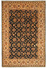 Load image into Gallery viewer, 8.10 x 12.9 Quality Handmade Jaipur Rug Black Gold #F-4415