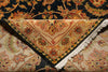 Load image into Gallery viewer, 8.10 x 12.9 Quality Handmade Jaipur Rug Black Gold #F-4415