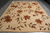 Load image into Gallery viewer, 9 x 12 High Quality Handmade Wool and Silk Contemporary Floral Rug #F-4087