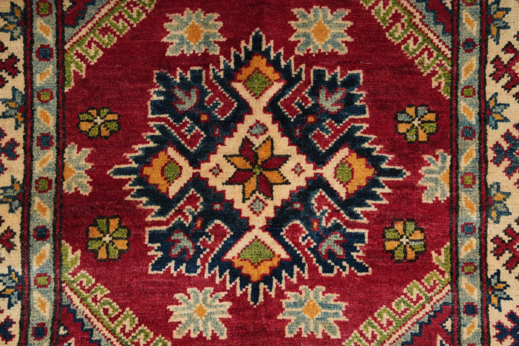 2.9 x 9.10 Feet Runner Wool Kazak Handmade Afghanistan #F-3281