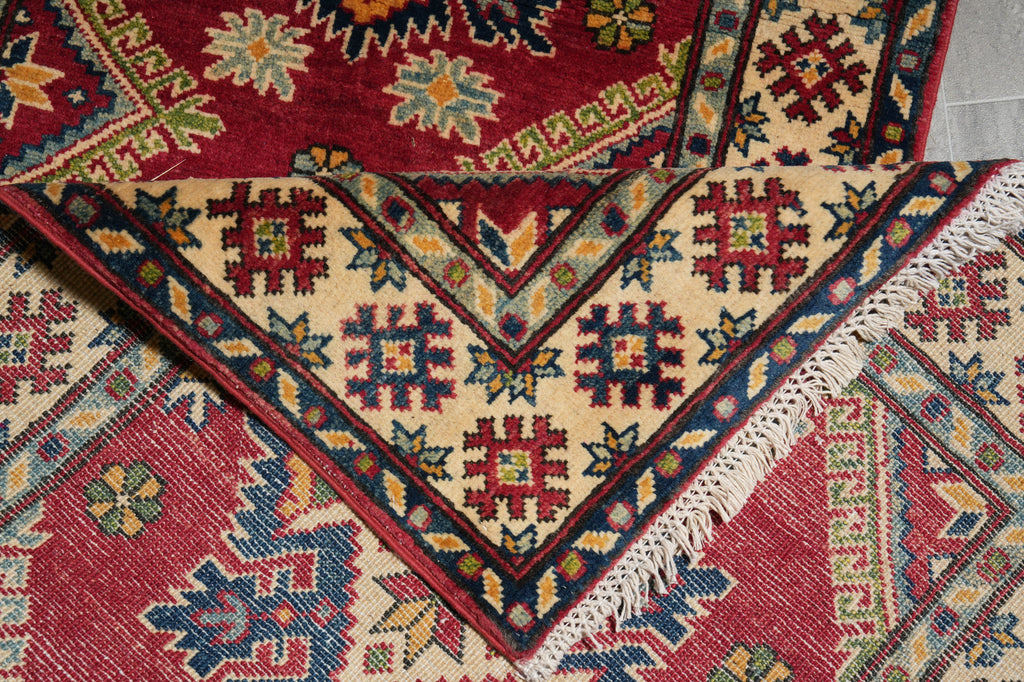2.9 x 9.10 Feet Runner Wool Kazak Handmade Afghanistan #F-3281