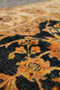 Load image into Gallery viewer, 8.10 x 12.9 Quality Handmade Jaipur Rug Black Gold #F-4415