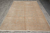 Load image into Gallery viewer, TWO TONE Colors Neutral finer Weave Hand-Knotted Rug Transitional Contemporary Carpet WOOL AND SILK 6.3 x 9.8 inquire other sizes #F-5711