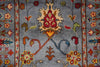 Load image into Gallery viewer, 2.7 x 9 10 Feet Runner Aqua Blue Wool Kazak Rug #F-3275