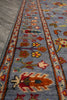 Load image into Gallery viewer, 2.7 x 9 10 Feet Runner Aqua Blue Wool Kazak Rug #F-3275