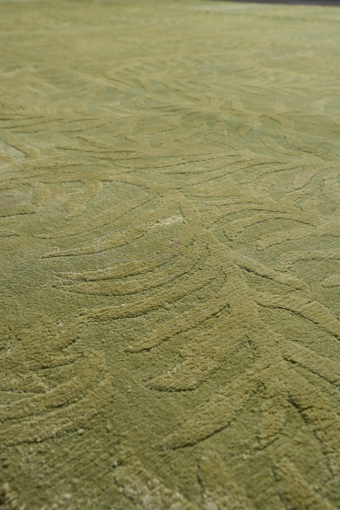 9.0 x 12 Bamboo Silk Handmade Contemporary Rug #F-4089