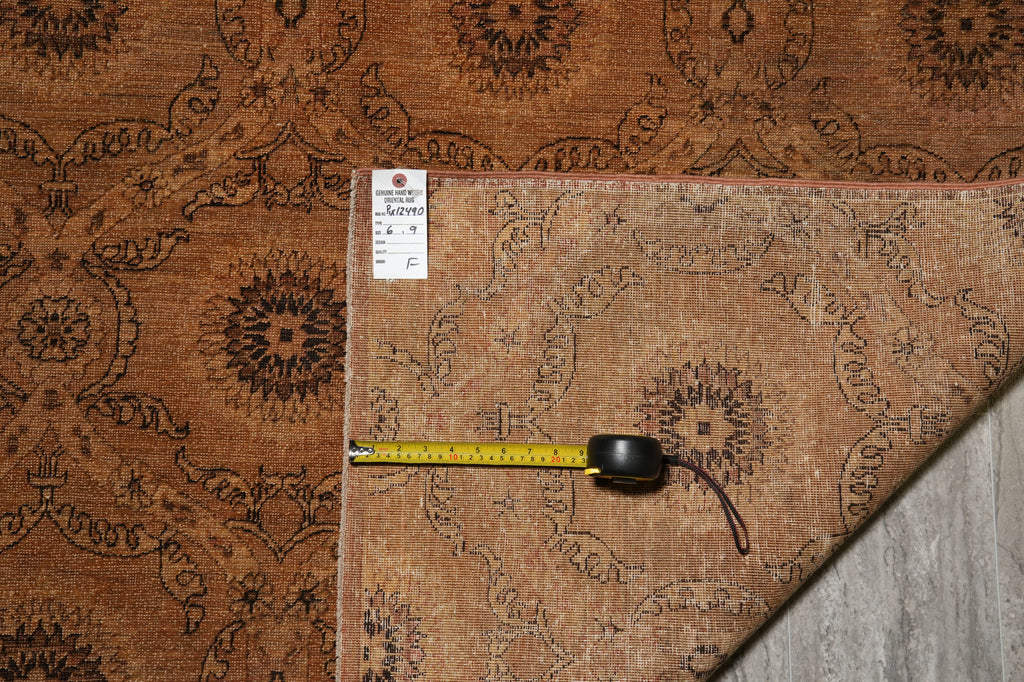 6 x 9 Transitional Modern Hand-knotted Chobi Rug #PIX-12490