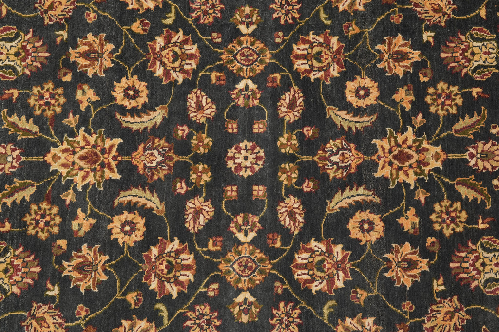 5.7 x 7.10 New Handmade Jaipur Rug Charcoal #F-4416