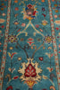Load image into Gallery viewer, 2.9 x 10 Feet Kazak geometric Runner Blue Green Newly Imported #F-3277
