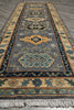 Load image into Gallery viewer, 2 x 6 Feet Short Runner Gray Wool Kazak #F-3290