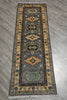 Load image into Gallery viewer, 2 x 6 Feet Short Runner Gray Wool Kazak #F-3290